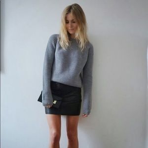 NWT CARMAR FAUX LEATHER ZIP FRONT MINI SKIRT 🎁♥️